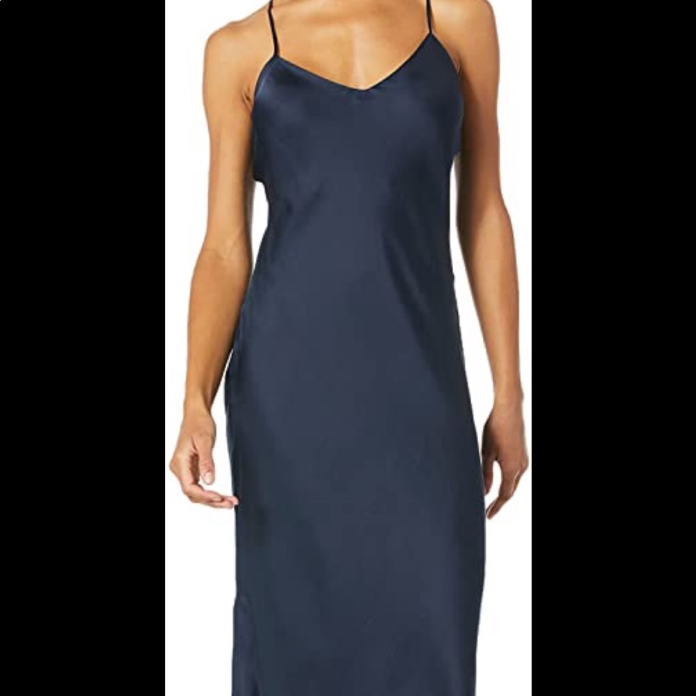 AG Scarlet Slip Dress in Navy